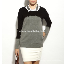 16STC8062 moda dama invierno vestido largo suéter